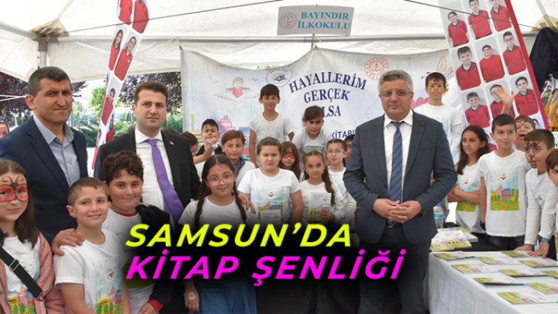 Samsun’da Kitap Şenliği Düzenlendi