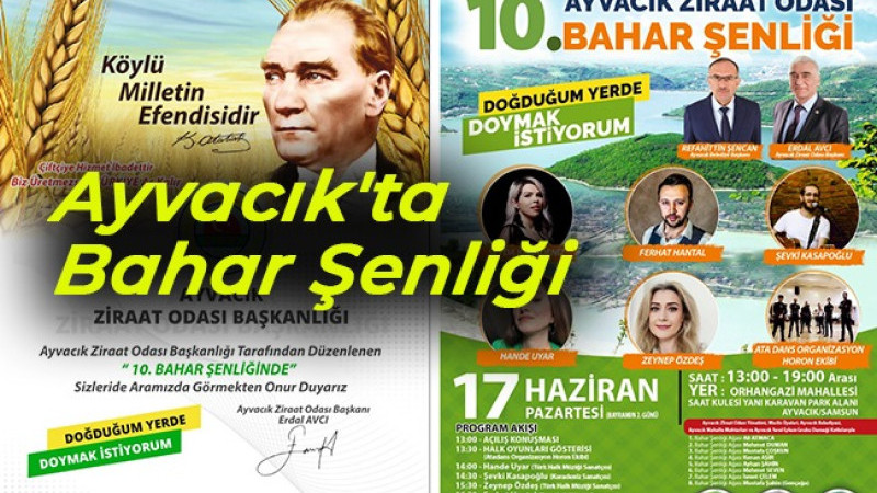 Ayvacık`ta Bahar Şenliği