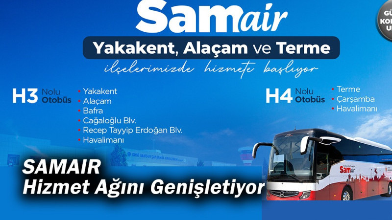 SAMAIR Hizmet Ağını Genişletiyor