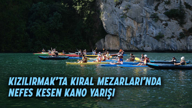 Kızılırmak’ta Nefes Kesen Kano Yarışı