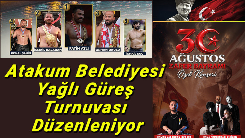Atakum Belediyesi Yağlı Güreş Turnuvası Düzenleniyor