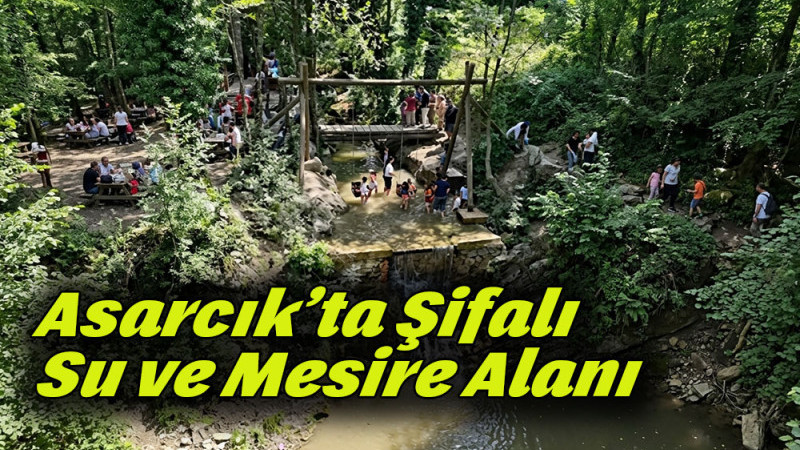 Asarcık’ta Şifalı Su ve Mesire Alanı