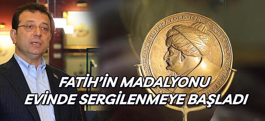 FATİH’İN MADALYONU, EVİNDE SERGİLENMEYE BAŞLADI