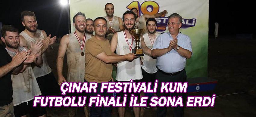 Çınar Festivali Kum Futbolu Finali İle Sona Erdi