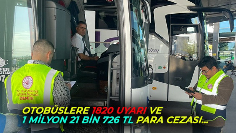 BAYRAM ÖNCESİ OTOBÜS DENETİMİ