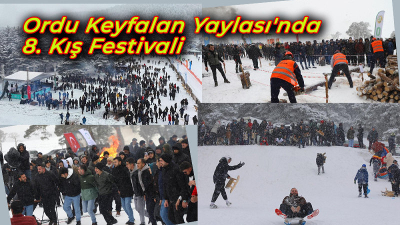 Ordu Keyfalan Yaylası'nda 8. Kış Festivali 