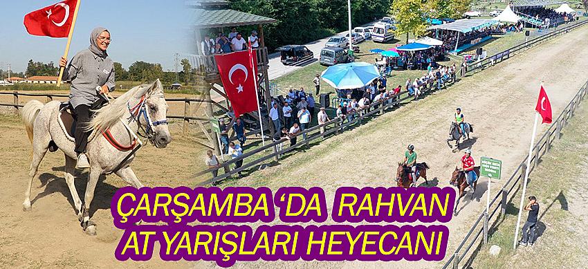 Çarşamba ‘Da  Rahvan At Yarışları Heyecanı